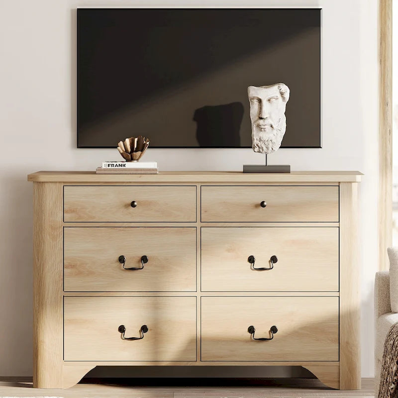 Meuble TV six tiroirs