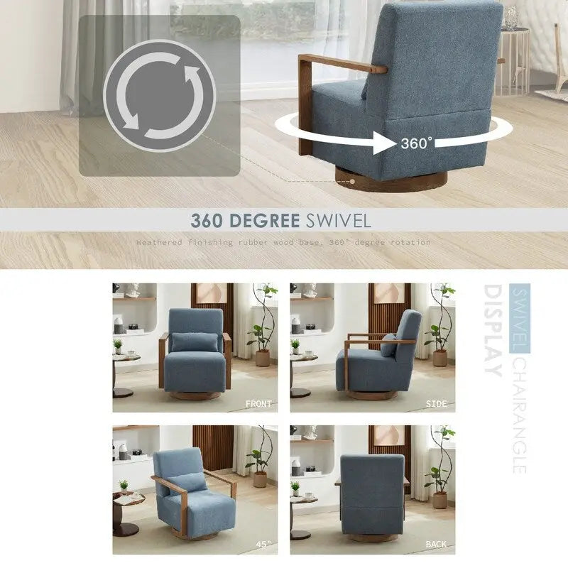 Fauteuil pivotant à 360 degrés
