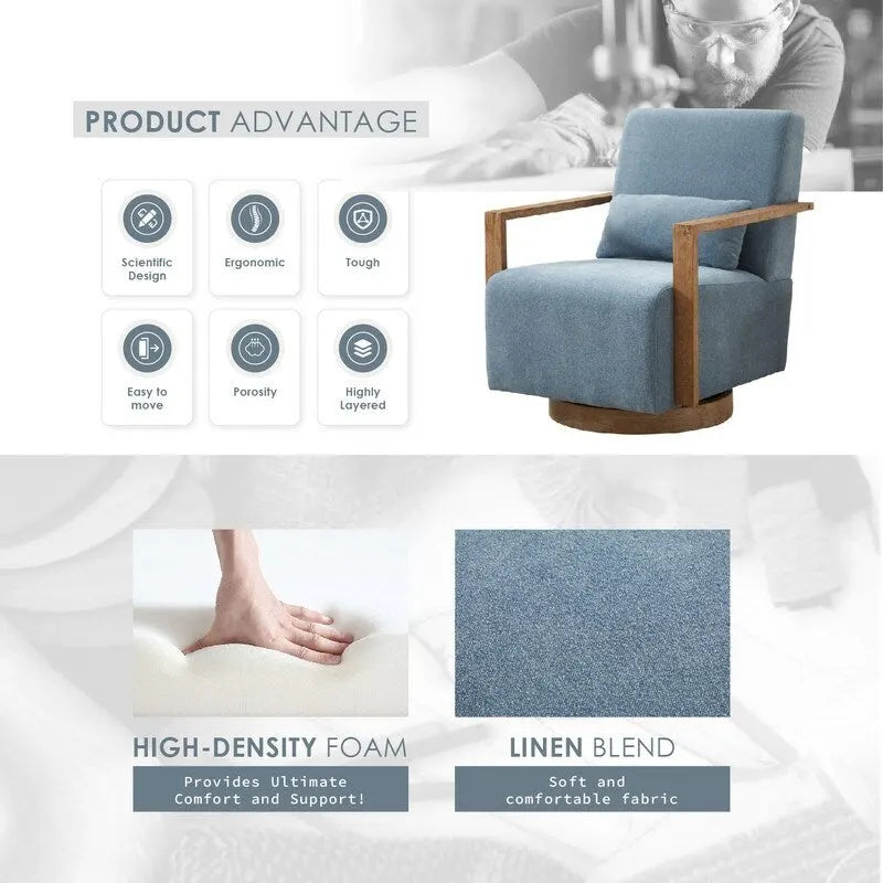 Fauteuil pivotant à 360 degrés