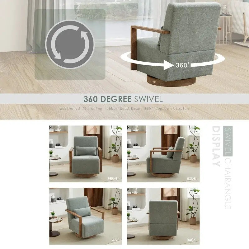 Fauteuil pivotant à 360 degrés
