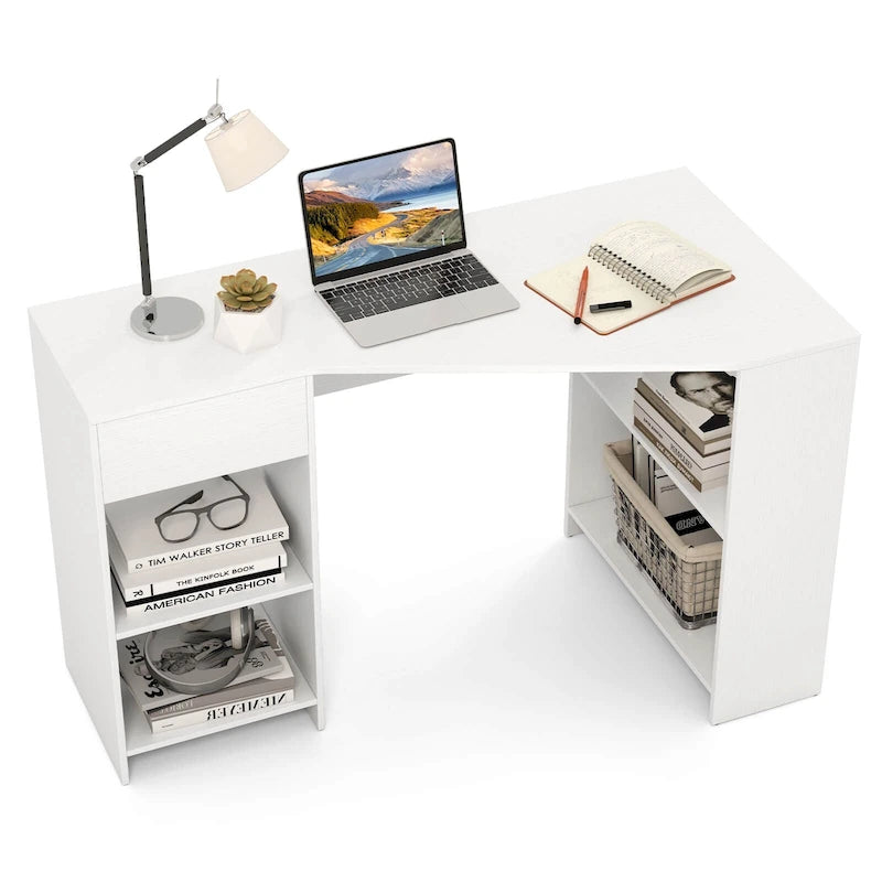 Bureau d'angle informatique