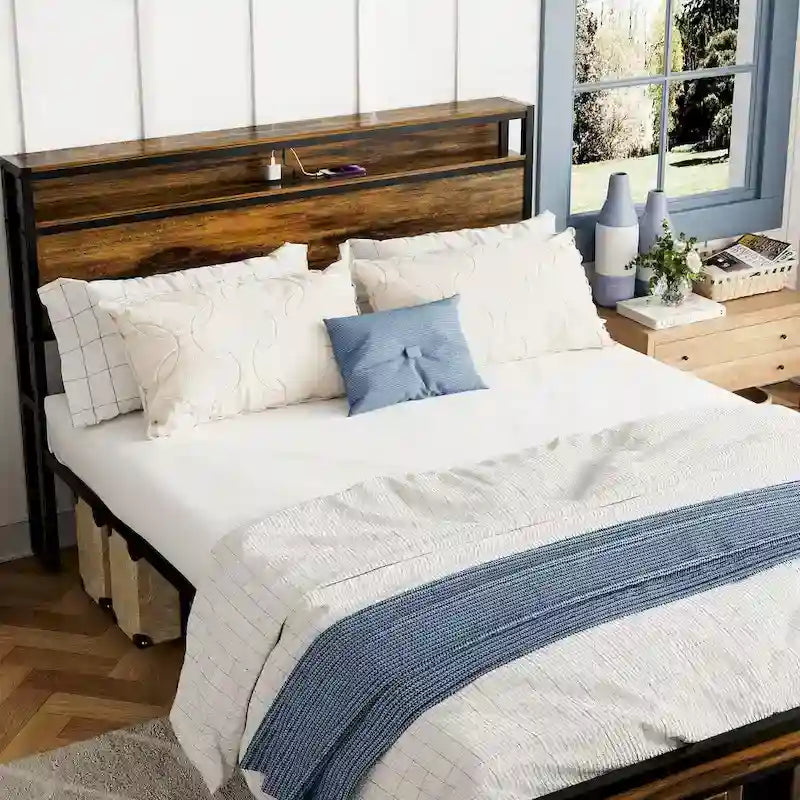 Tête de lit avec rangement