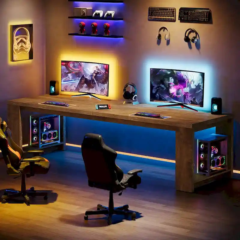 Bureau extra-long/table d'écriture/grand bureau d'ordinateur
