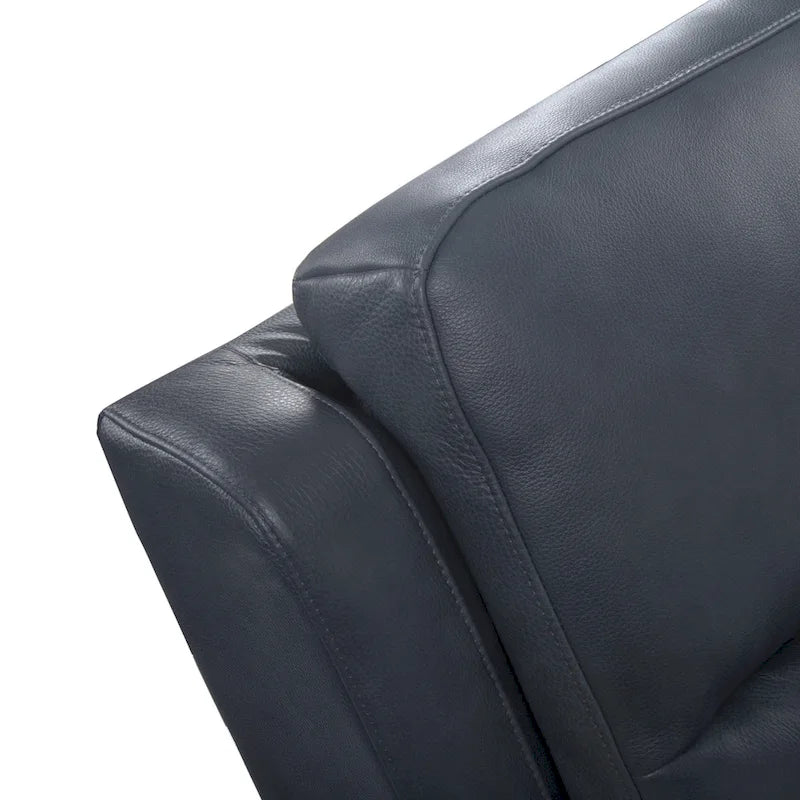 Canapé électrique quatre places en cuir véritable