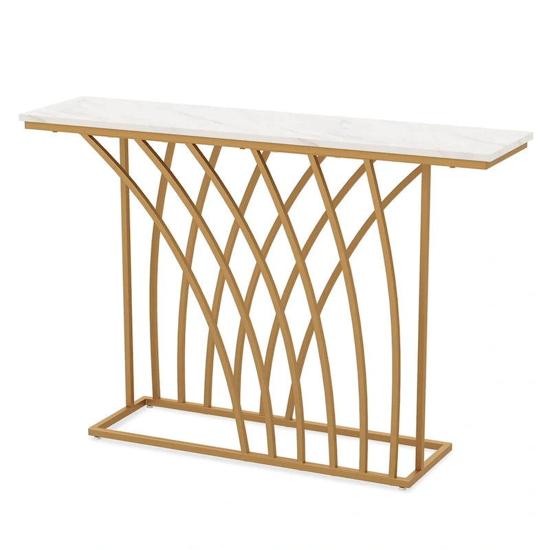 Table d'entrée décorative moderne / console longue