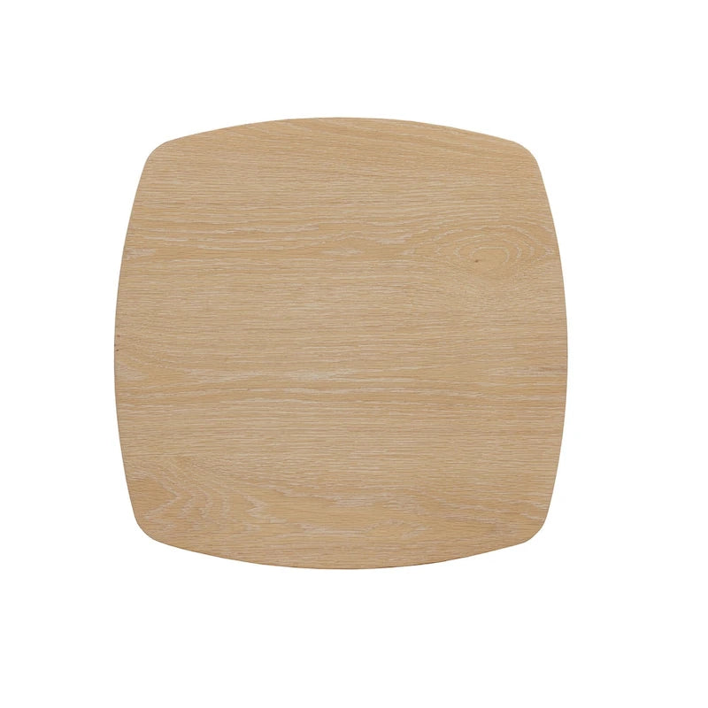 Table d'appoint moderne en placage de chêne