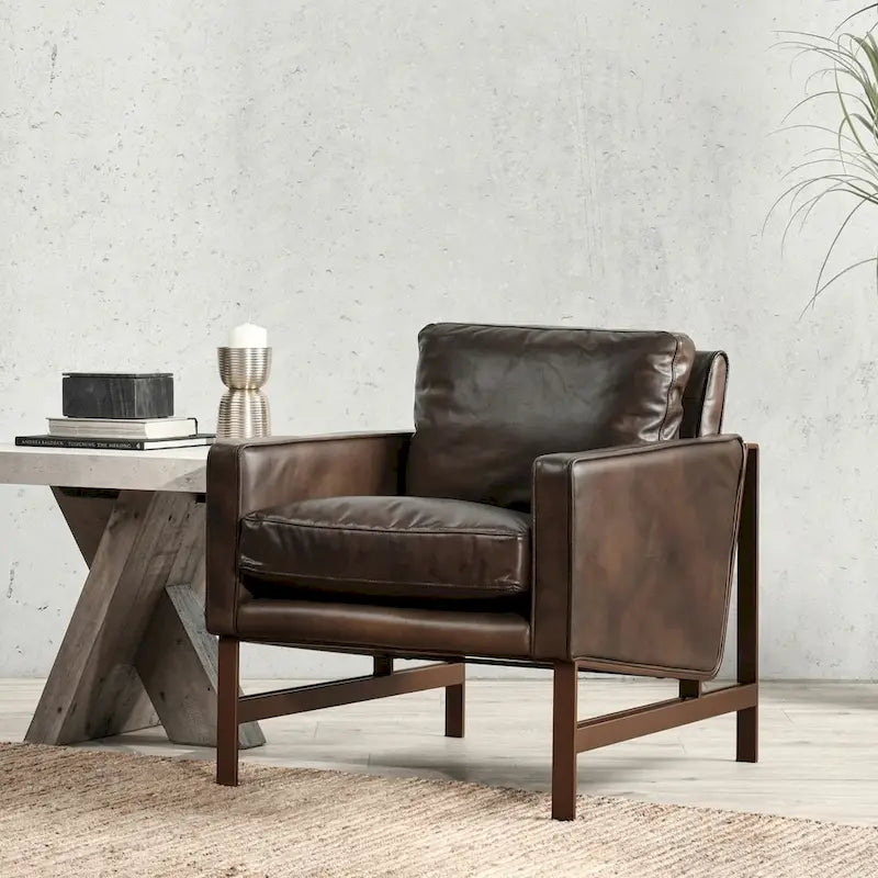 Fauteuil Club en Cuir