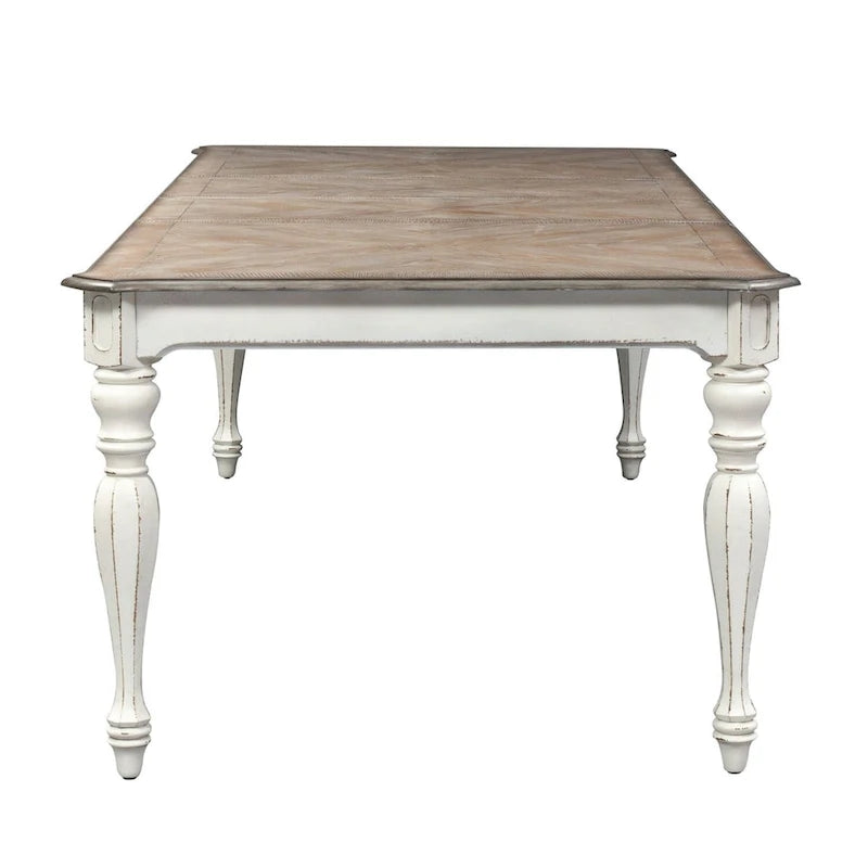 Table à pieds droits rectangulaire Manor