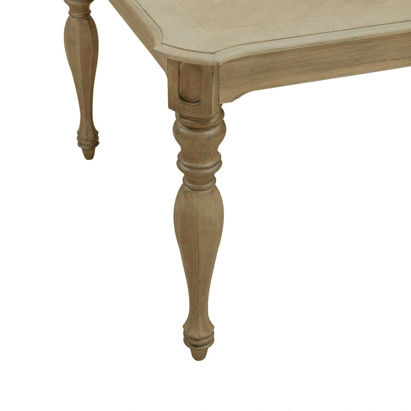 Table à pieds droits rectangulaire Manor