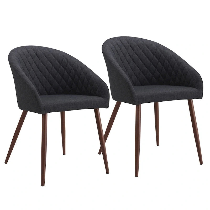 Chaise de salle à manger tapissée