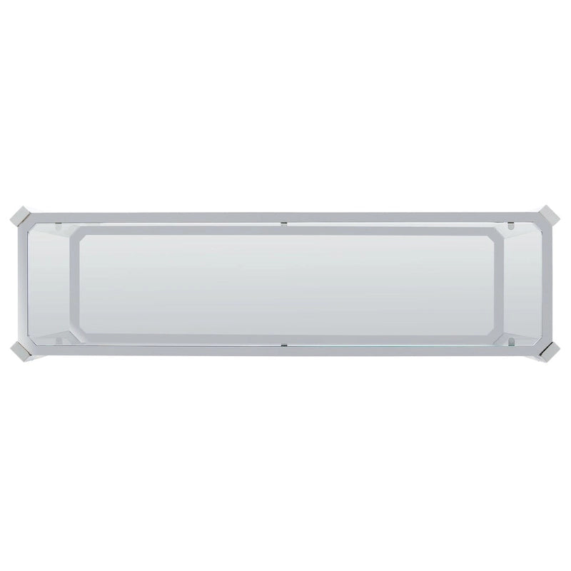 Console de salon SAFAVIEH Couture Orveig en acrylique – 52 L x 15 l x 29 H – 52Lx15Px29H