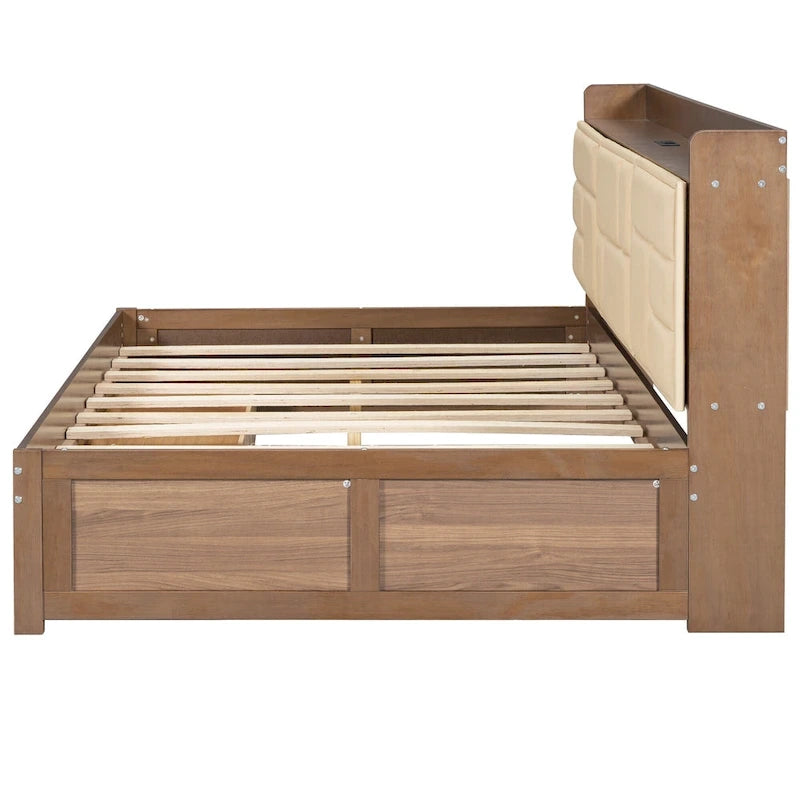 Canapé-lit en bois