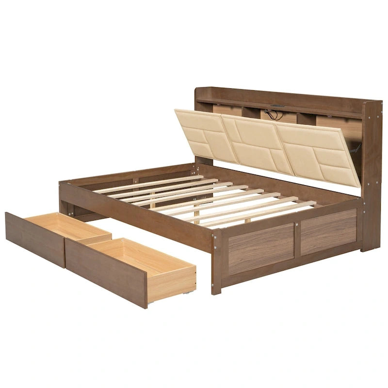 Canapé-lit en bois