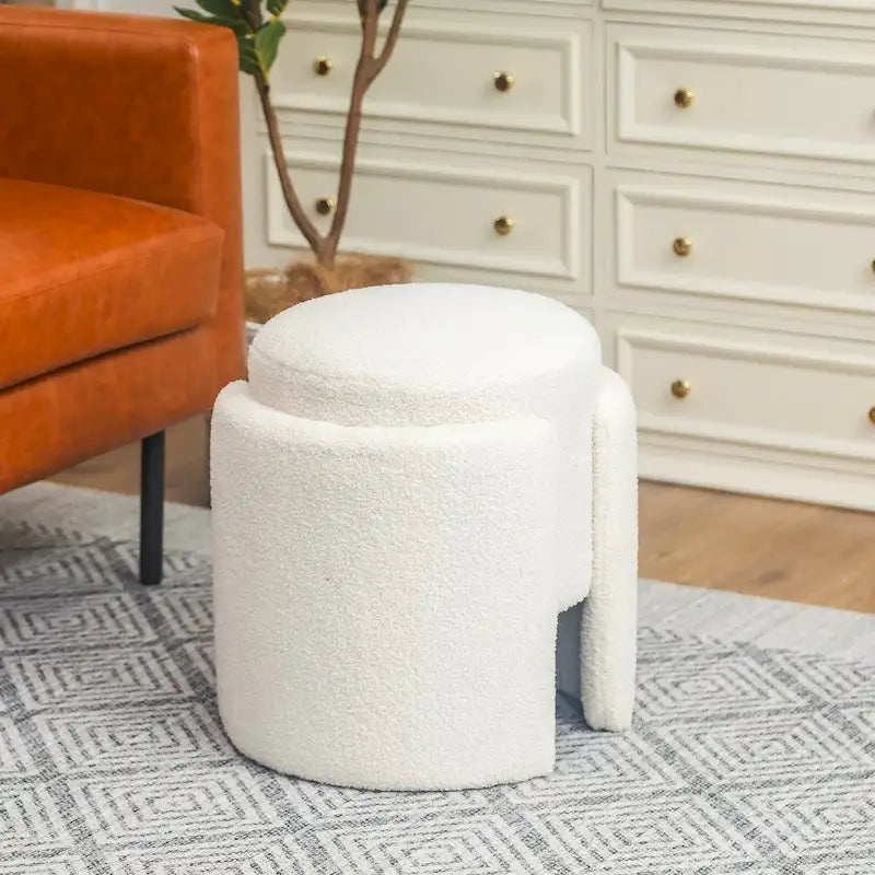 Repose-pieds en forme d'ourson rond
