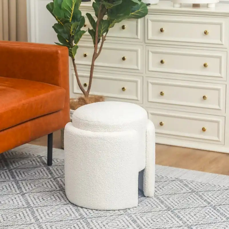Repose-pieds en forme d'ourson rond