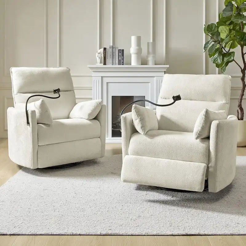 Fauteuil relax électrique/inclinable pour bébé avec fonction de pivotement