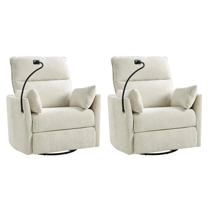 Fauteuil relax électrique/inclinable pour bébé avec fonction de pivotement