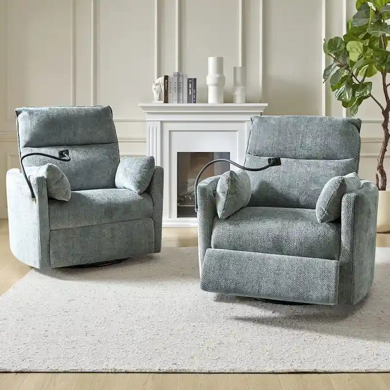 Fauteuil relax électrique/inclinable pour bébé avec fonction de pivotement