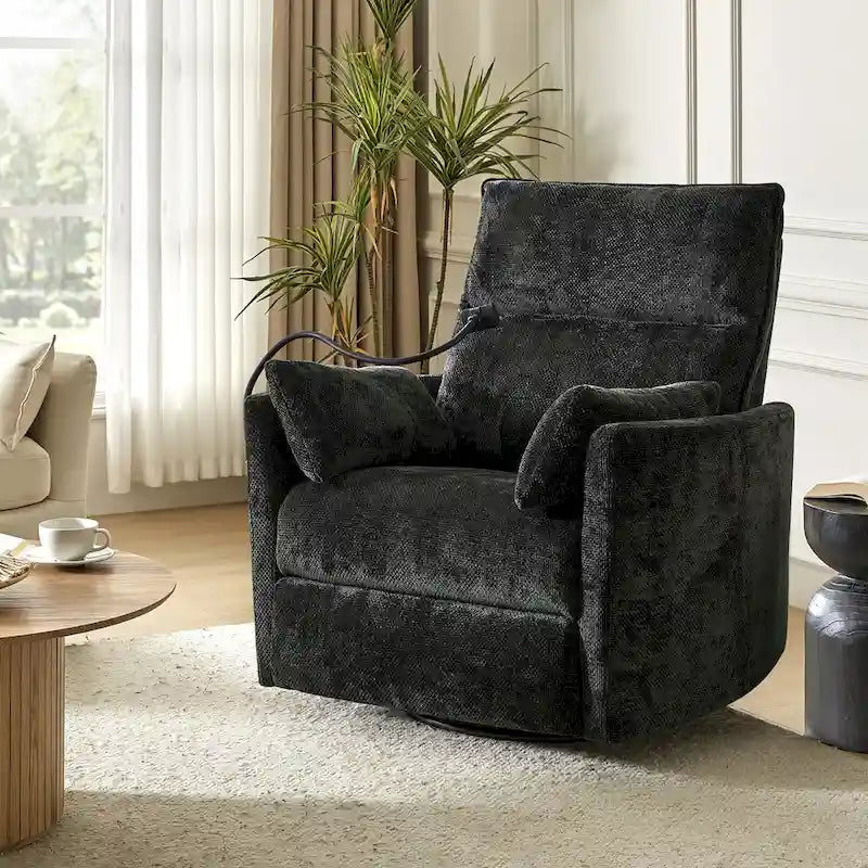 Fauteuil relax électrique/inclinable pour bébé avec fonction de pivotement