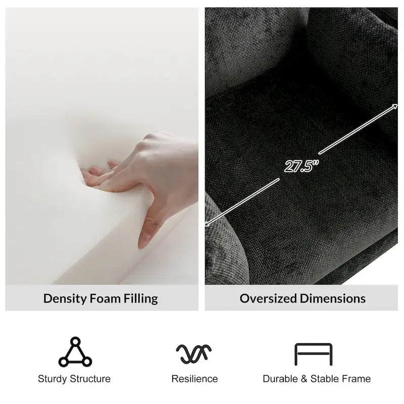 Fauteuil relax électrique/inclinable pour bébé avec fonction de pivotement