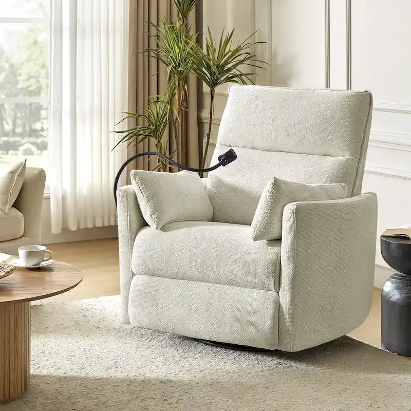 Fauteuil relax électrique/inclinable pour bébé avec fonction de pivotement