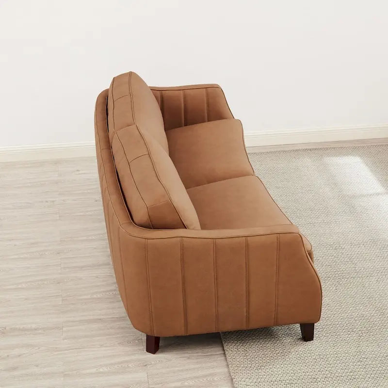Canapés et fauteuils en cuir de vachette pleine fleur