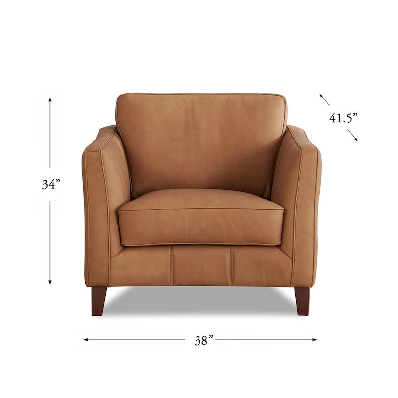 Canapés et fauteuils en cuir de vachette pleine fleur
