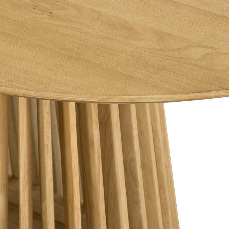 table à manger ovale en bois massif