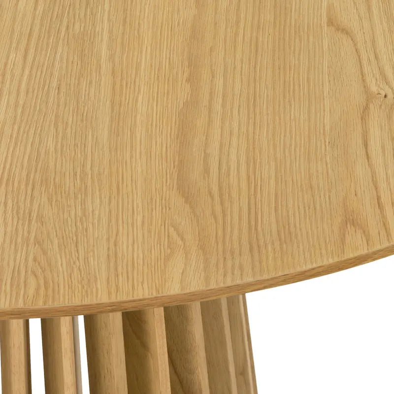 table à manger ovale en bois massif