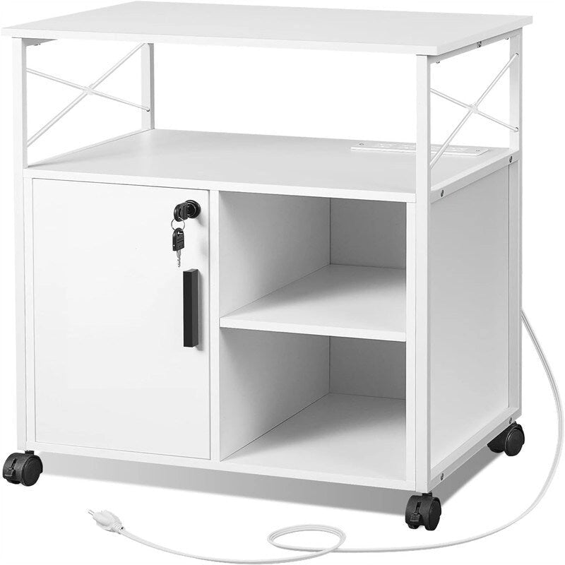 Meuble de classement avec station de recharge