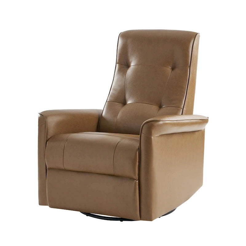Fauteuil inclinable électrique pivotant moderne en similicuir