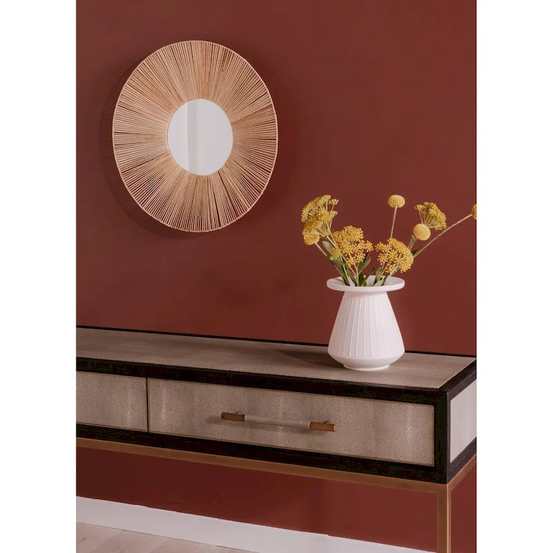 Console Art déco en bois massif et galuchat végétalien
