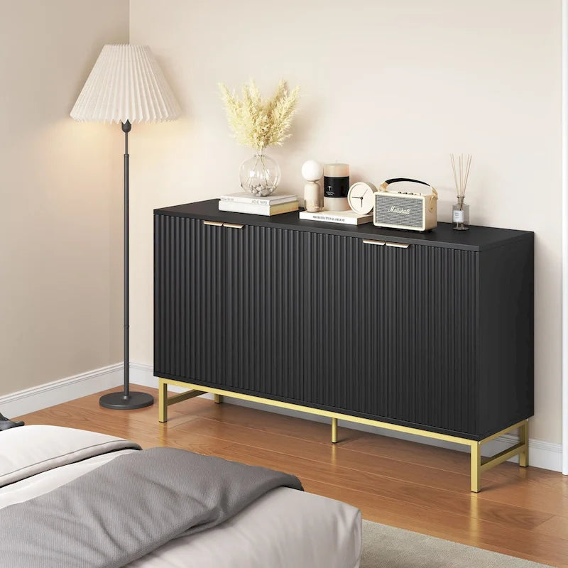 Buffet de porte à motif ondulé