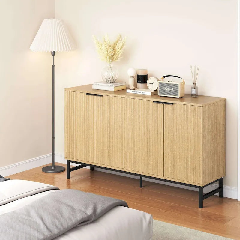Buffet de porte à motif ondulé