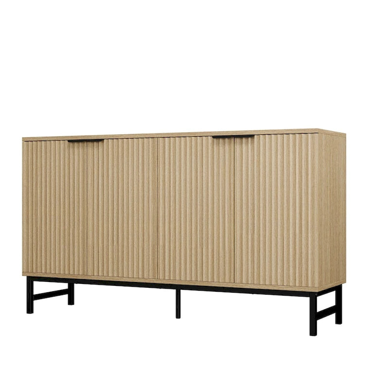Buffet de porte à motif ondulé