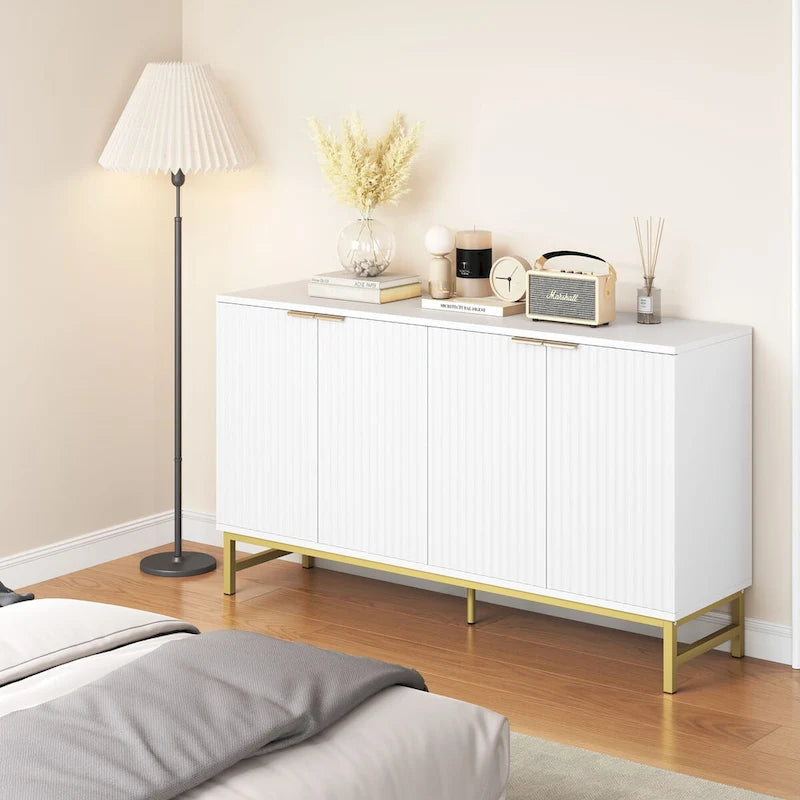 Buffet de porte à motif ondulé