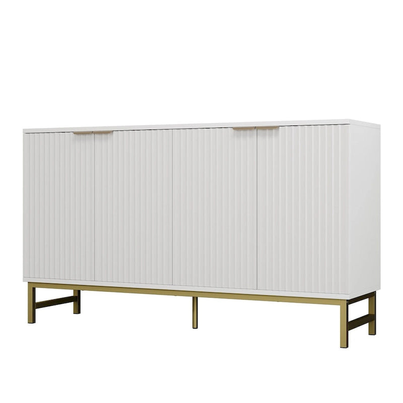 Buffet de porte à motif ondulé