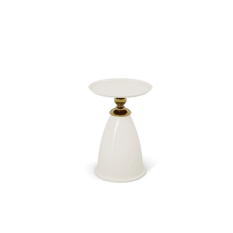 Table d'appoint ronde simple pour petits espaces