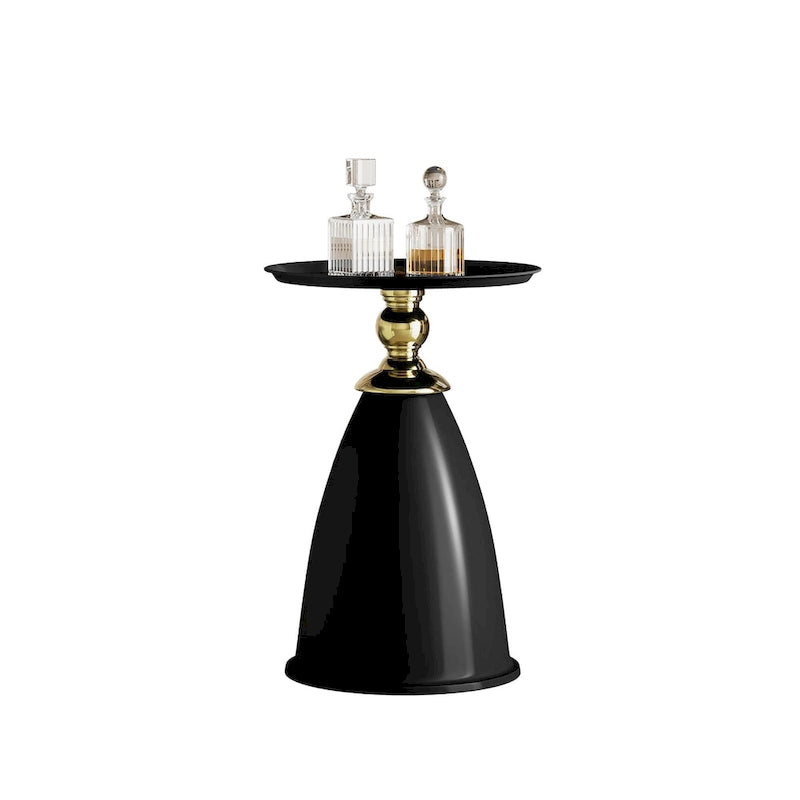 Table d'appoint ronde simple pour petits espaces